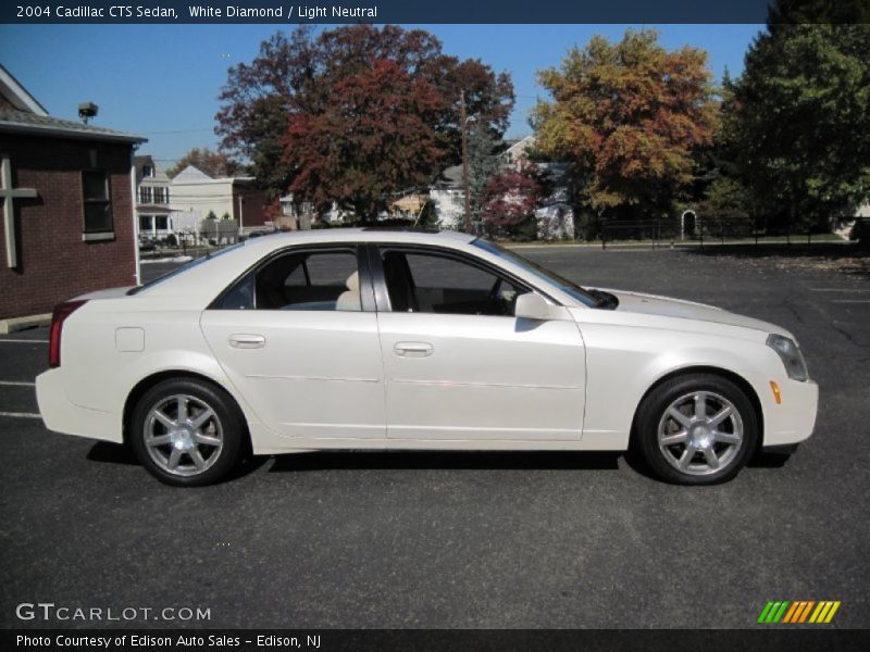 White Diamond / Light Neutral 2004 Cadillac CTS Sedan