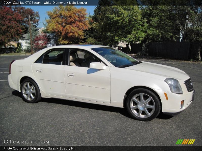 White Diamond / Light Neutral 2004 Cadillac CTS Sedan