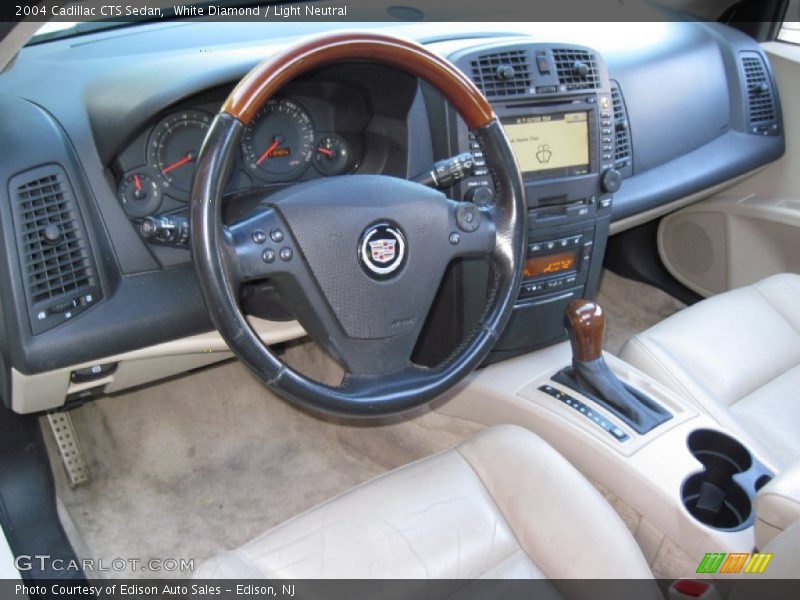 White Diamond / Light Neutral 2004 Cadillac CTS Sedan