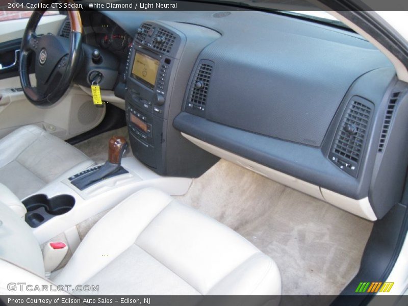 White Diamond / Light Neutral 2004 Cadillac CTS Sedan
