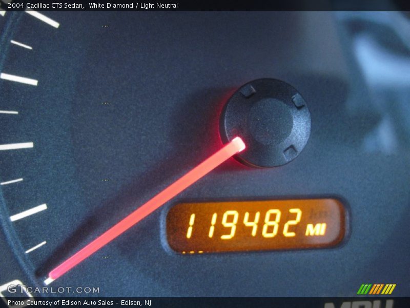 White Diamond / Light Neutral 2004 Cadillac CTS Sedan