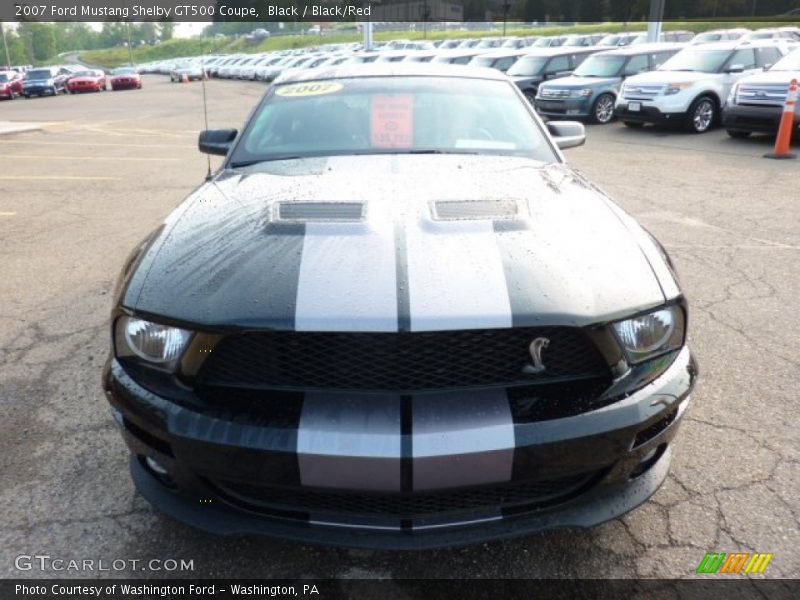 Black / Black/Red 2007 Ford Mustang Shelby GT500 Coupe