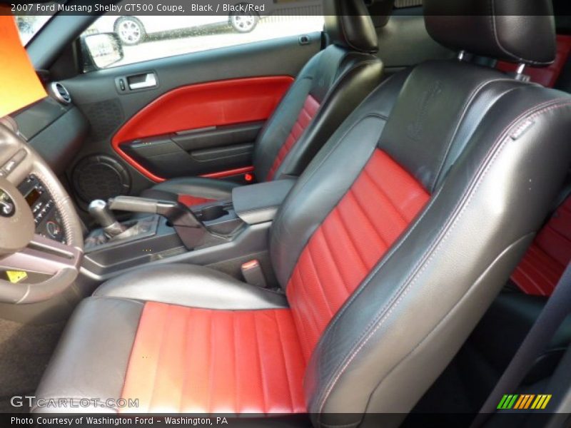  2007 Mustang Shelby GT500 Coupe Black/Red Interior