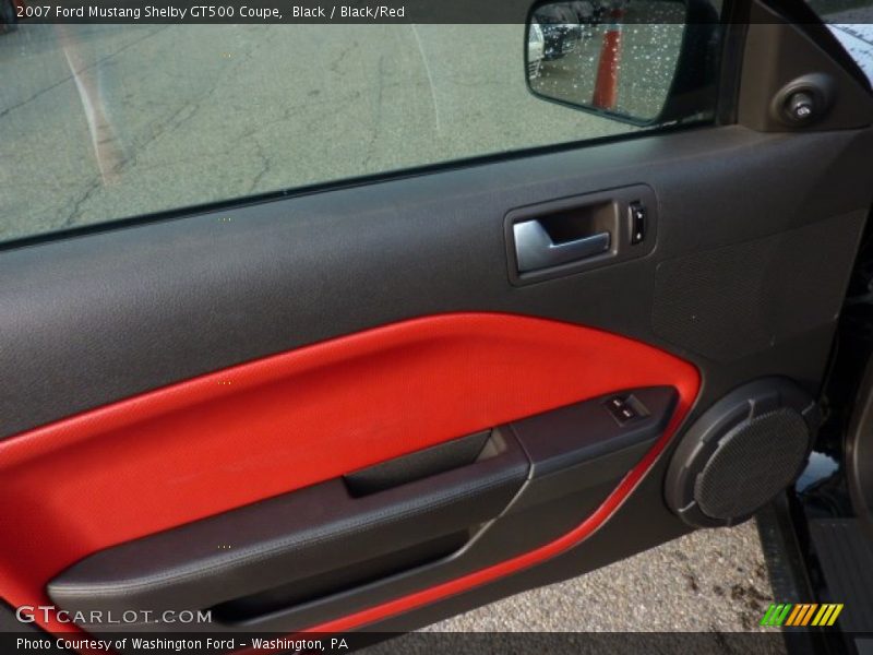 Black / Black/Red 2007 Ford Mustang Shelby GT500 Coupe