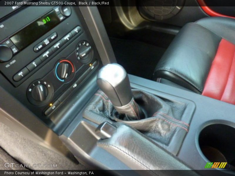 Black / Black/Red 2007 Ford Mustang Shelby GT500 Coupe