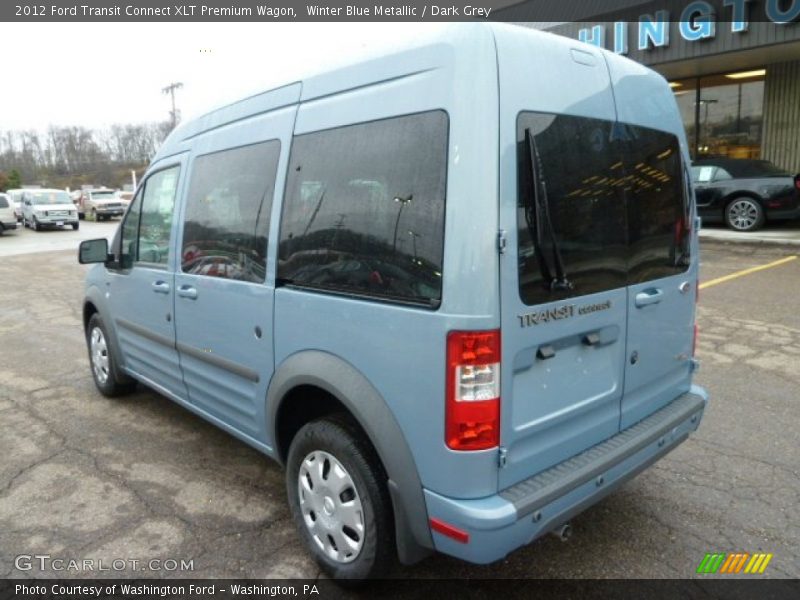Winter Blue Metallic / Dark Grey 2012 Ford Transit Connect XLT Premium Wagon