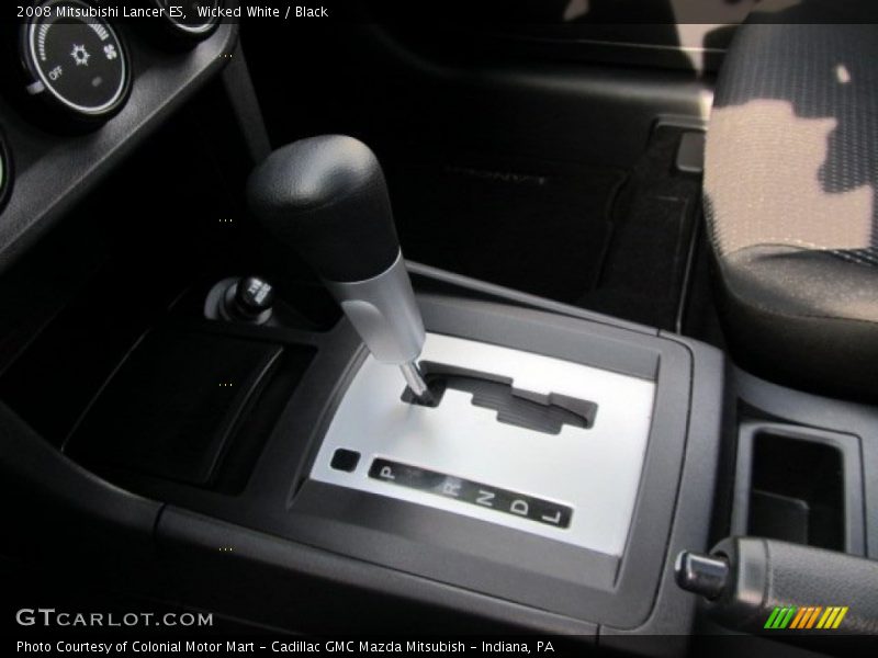 Wicked White / Black 2008 Mitsubishi Lancer ES