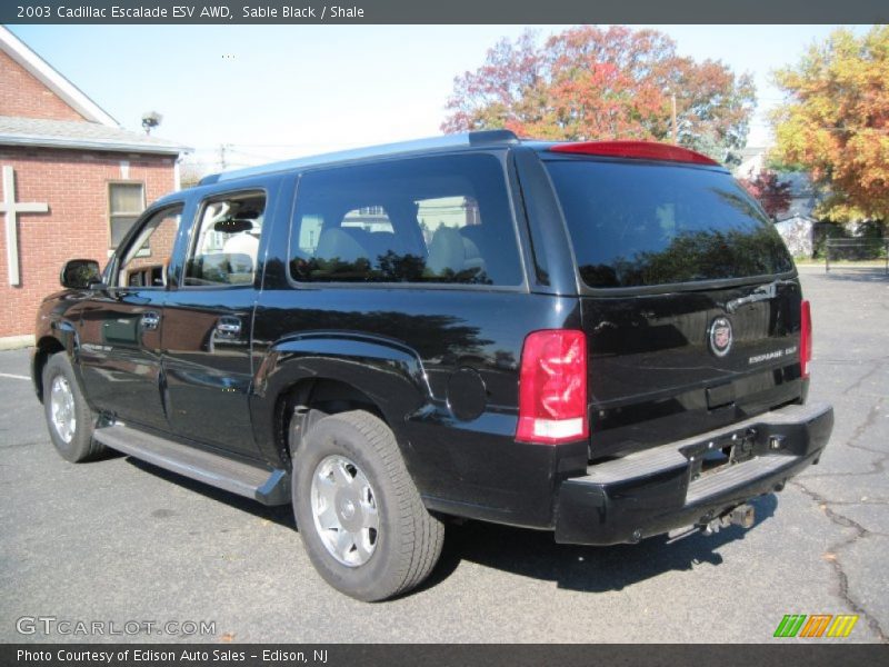  2003 Escalade ESV AWD Sable Black