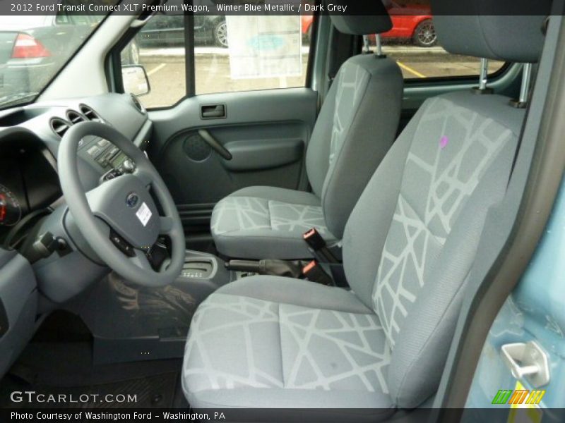  2012 Transit Connect XLT Premium Wagon Dark Grey Interior