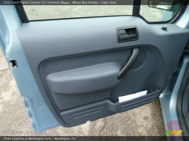 Winter Blue Metallic / Dark Grey 2012 Ford Transit Connect XLT Premium Wagon