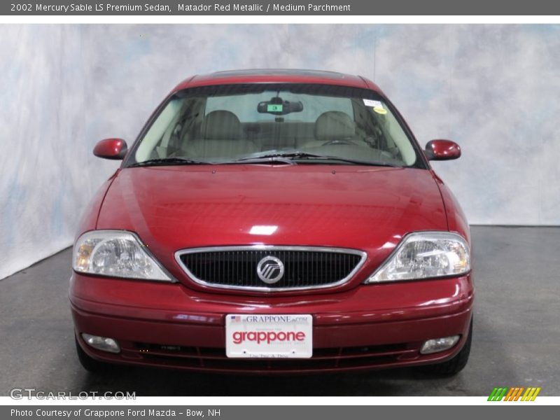 Matador Red Metallic / Medium Parchment 2002 Mercury Sable LS Premium Sedan