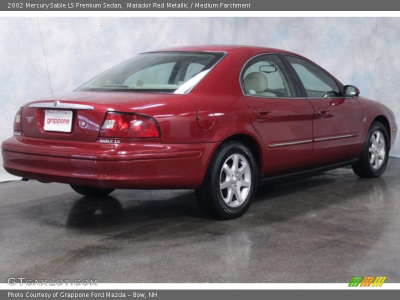 Matador Red Metallic / Medium Parchment 2002 Mercury Sable LS Premium Sedan