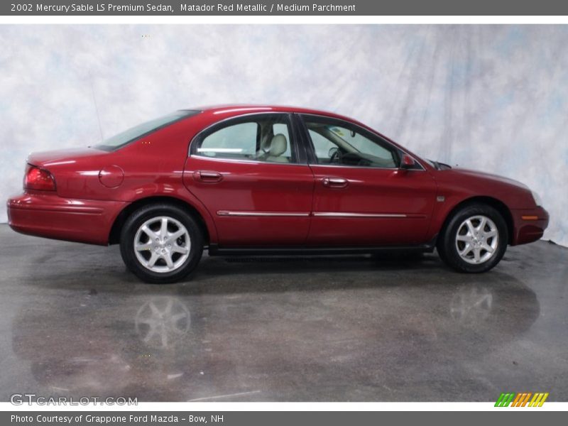 Matador Red Metallic / Medium Parchment 2002 Mercury Sable LS Premium Sedan