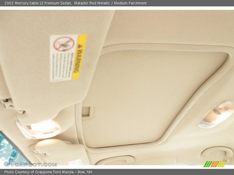 Matador Red Metallic / Medium Parchment 2002 Mercury Sable LS Premium Sedan