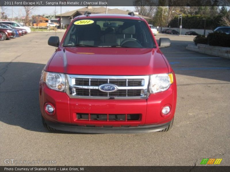 Sangria Red Metallic / Charcoal Black 2011 Ford Escape XLT