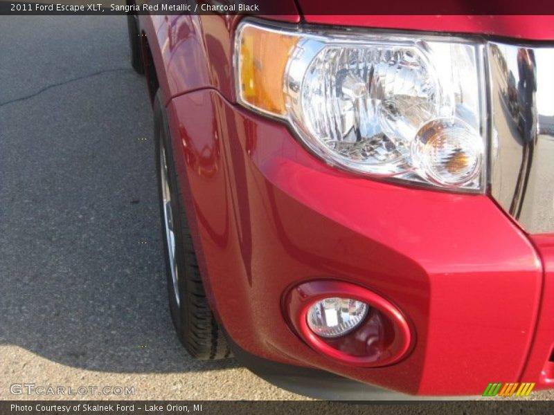 Sangria Red Metallic / Charcoal Black 2011 Ford Escape XLT