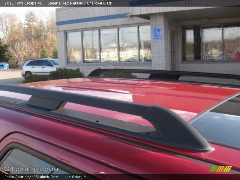 Sangria Red Metallic / Charcoal Black 2011 Ford Escape XLT
