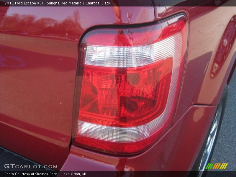 Sangria Red Metallic / Charcoal Black 2011 Ford Escape XLT