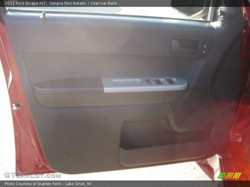 Sangria Red Metallic / Charcoal Black 2011 Ford Escape XLT