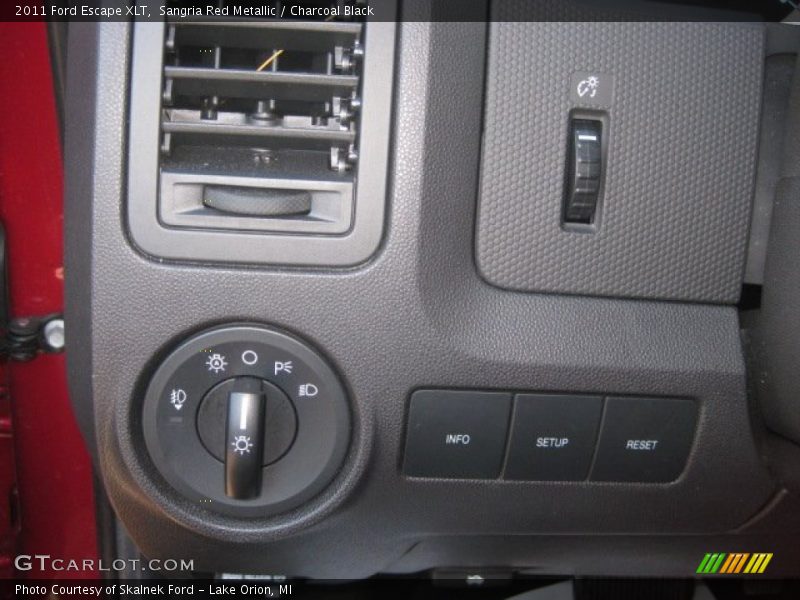 Sangria Red Metallic / Charcoal Black 2011 Ford Escape XLT