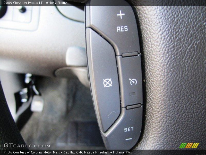 White / Ebony 2009 Chevrolet Impala LT