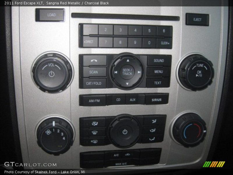 Sangria Red Metallic / Charcoal Black 2011 Ford Escape XLT