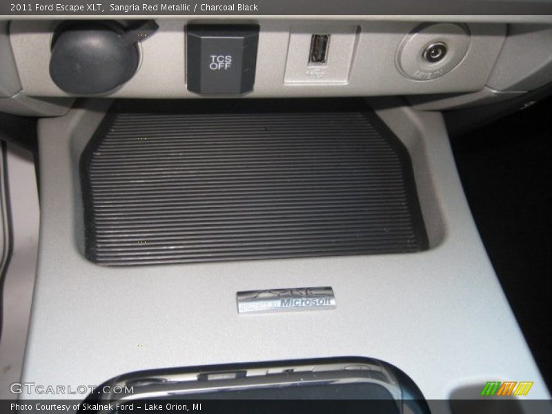 Sangria Red Metallic / Charcoal Black 2011 Ford Escape XLT