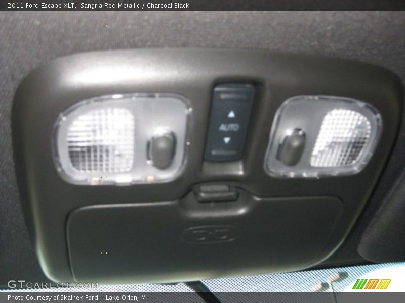 Sangria Red Metallic / Charcoal Black 2011 Ford Escape XLT