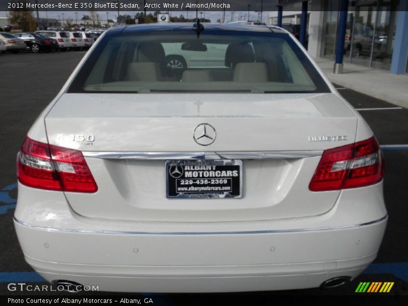 Arctic White / Almond/Mocha 2012 Mercedes-Benz E 350 BlueTEC Sedan