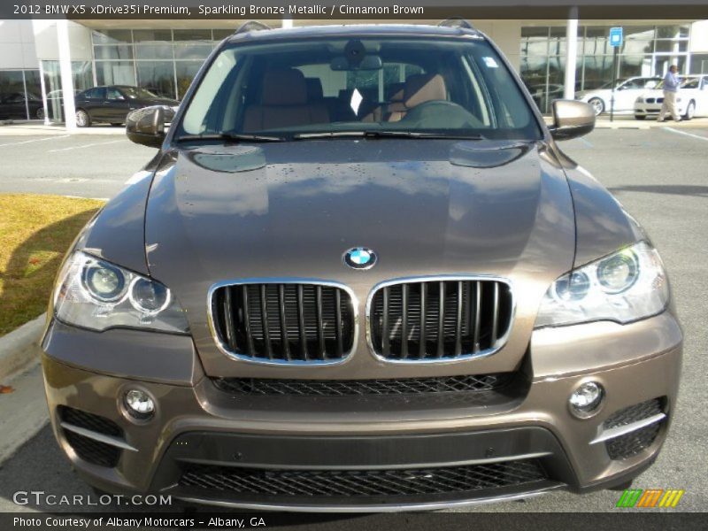 Sparkling Bronze Metallic / Cinnamon Brown 2012 BMW X5 xDrive35i Premium