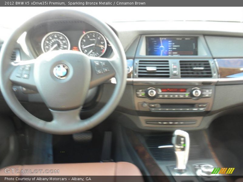 Sparkling Bronze Metallic / Cinnamon Brown 2012 BMW X5 xDrive35i Premium