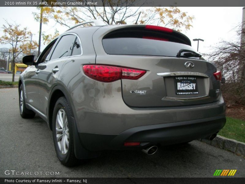 Platinum Graphite / Wheat 2010 Infiniti FX 35 AWD