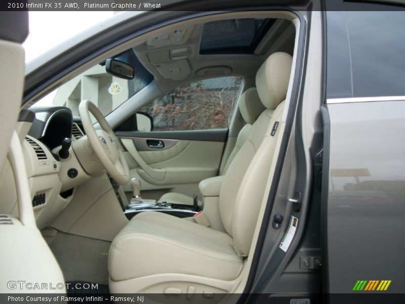 Platinum Graphite / Wheat 2010 Infiniti FX 35 AWD