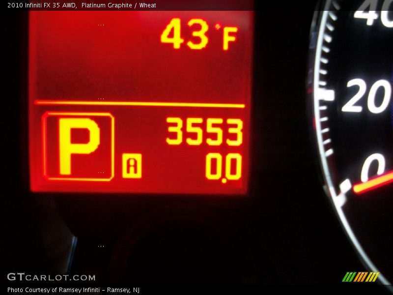 Platinum Graphite / Wheat 2010 Infiniti FX 35 AWD