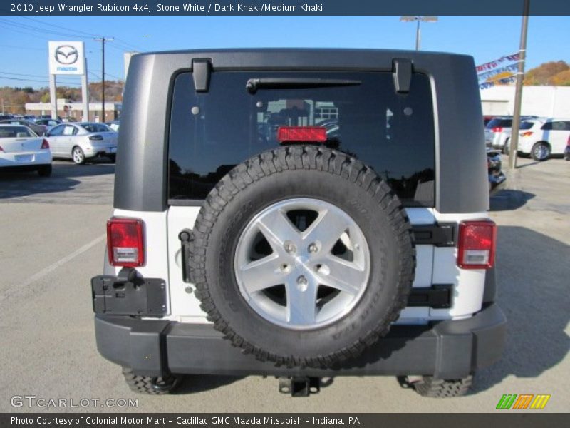 Stone White / Dark Khaki/Medium Khaki 2010 Jeep Wrangler Rubicon 4x4