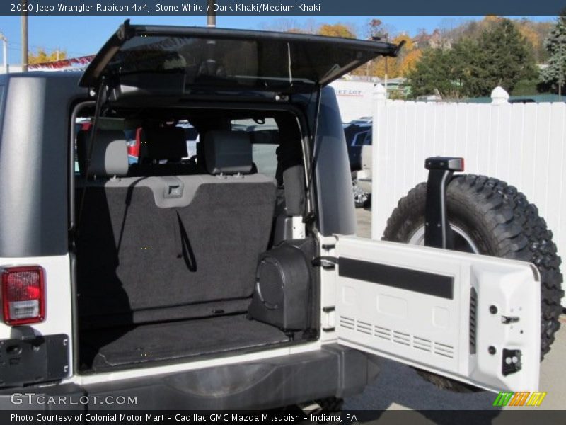 Stone White / Dark Khaki/Medium Khaki 2010 Jeep Wrangler Rubicon 4x4