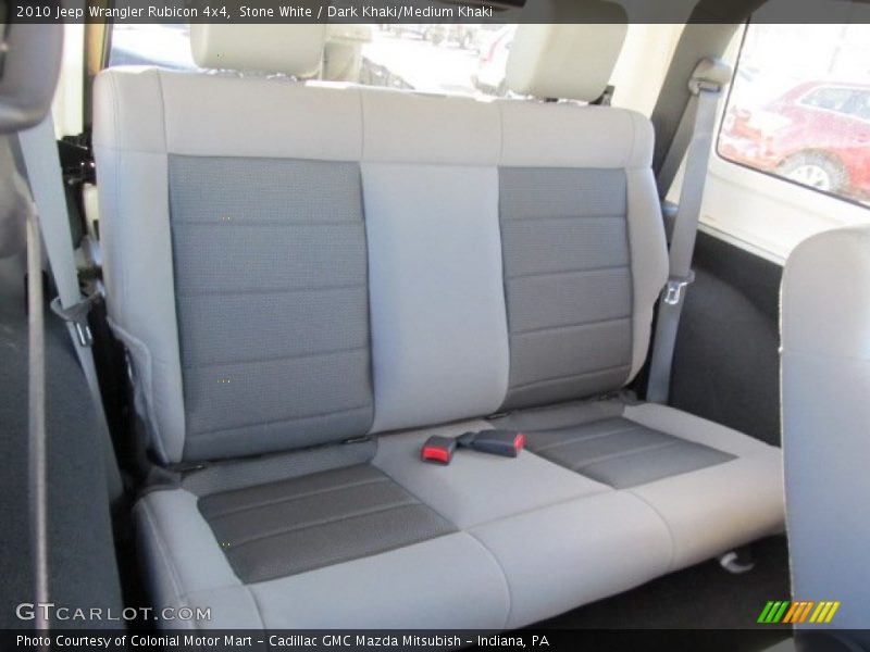 Stone White / Dark Khaki/Medium Khaki 2010 Jeep Wrangler Rubicon 4x4