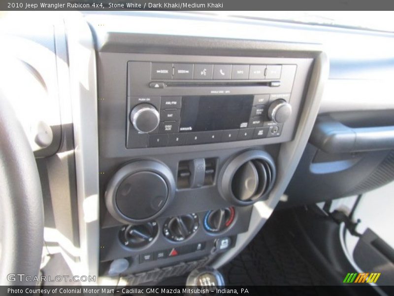 Stone White / Dark Khaki/Medium Khaki 2010 Jeep Wrangler Rubicon 4x4
