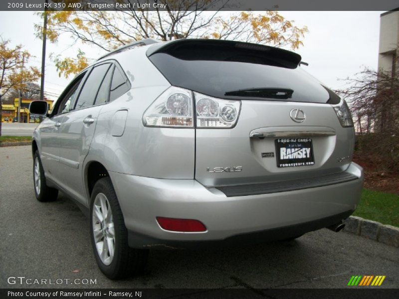 Tungsten Pearl / Light Gray 2009 Lexus RX 350 AWD