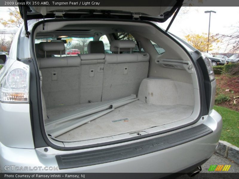 Tungsten Pearl / Light Gray 2009 Lexus RX 350 AWD