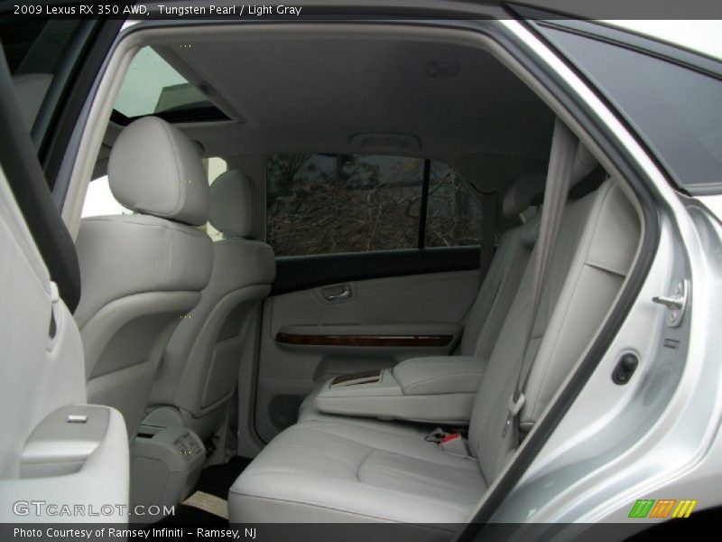 Tungsten Pearl / Light Gray 2009 Lexus RX 350 AWD