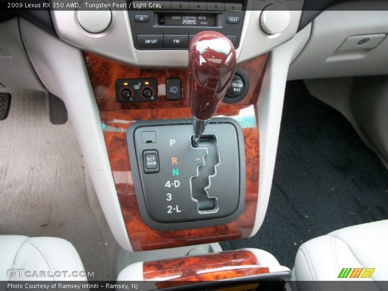 Tungsten Pearl / Light Gray 2009 Lexus RX 350 AWD