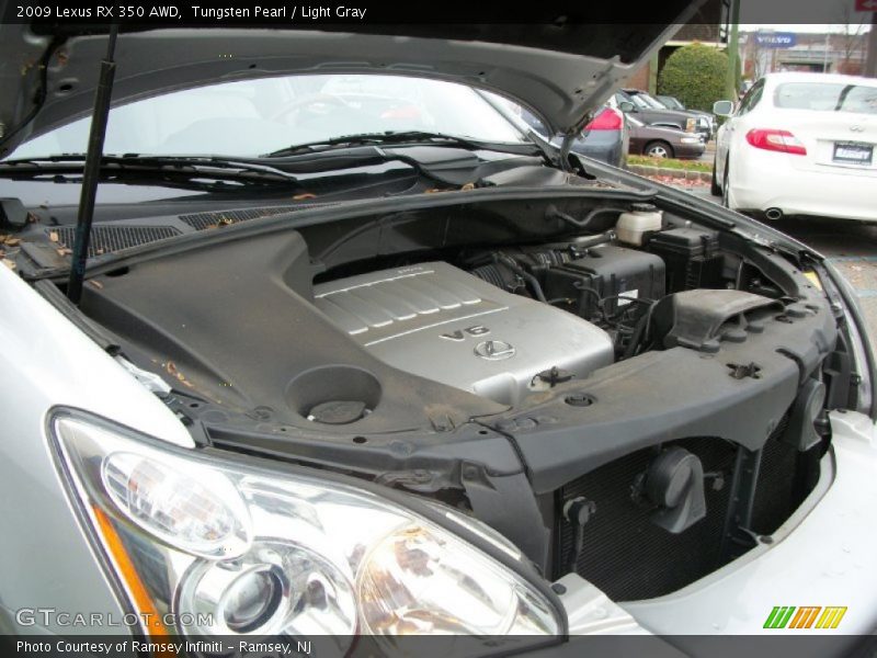 Tungsten Pearl / Light Gray 2009 Lexus RX 350 AWD