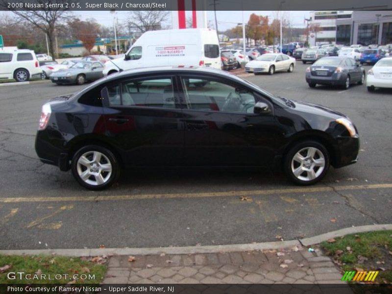 Super Black / Charcoal/Steel 2008 Nissan Sentra 2.0 S
