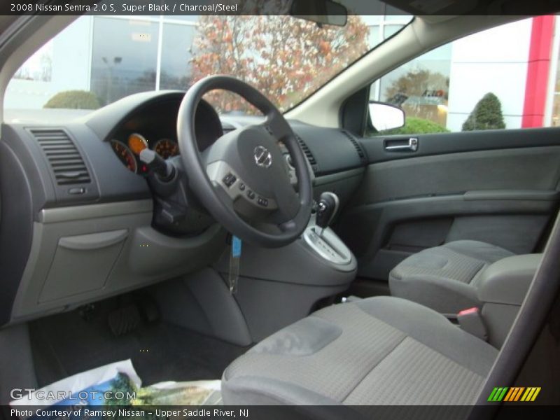 Super Black / Charcoal/Steel 2008 Nissan Sentra 2.0 S