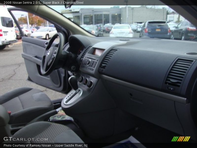 Super Black / Charcoal/Steel 2008 Nissan Sentra 2.0 S
