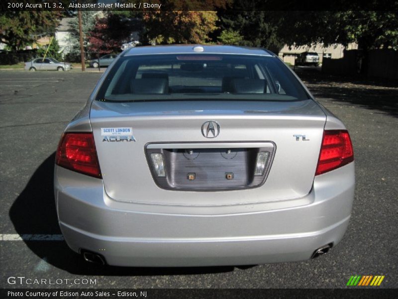 Alabaster Silver Metallic / Ebony 2006 Acura TL 3.2