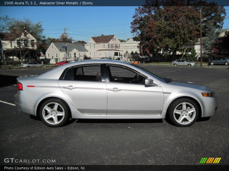 Alabaster Silver Metallic / Ebony 2006 Acura TL 3.2