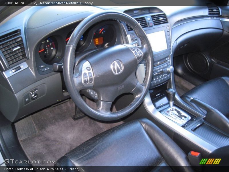 Alabaster Silver Metallic / Ebony 2006 Acura TL 3.2