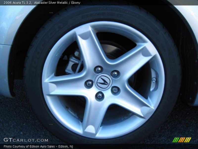 Alabaster Silver Metallic / Ebony 2006 Acura TL 3.2